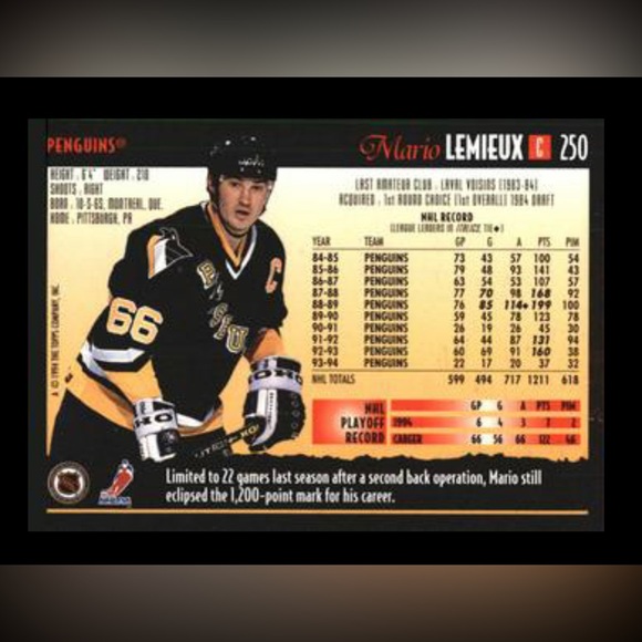 Mario Lemieux - Picture 2 of 2